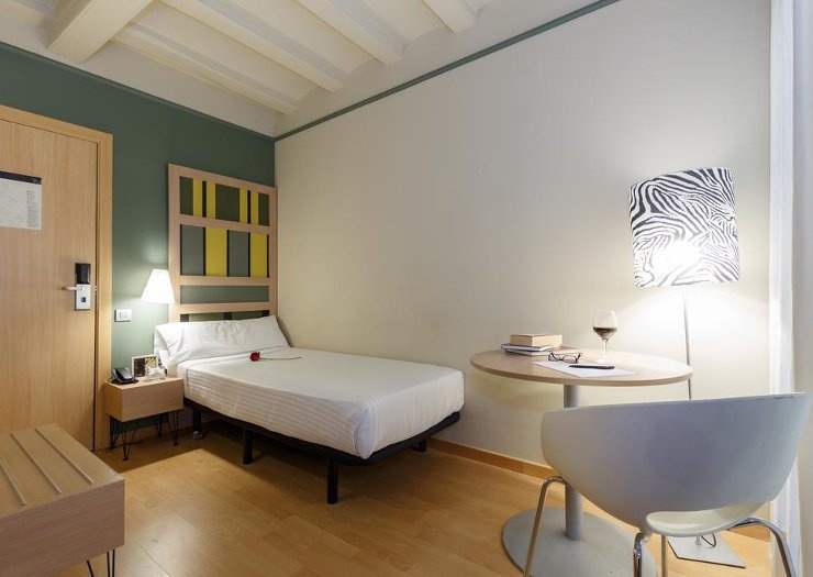 Habitación single Hotel Ciutat Barcelona