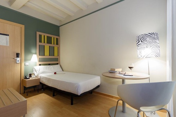 Habitación single Hotel Ciutat Barcelona